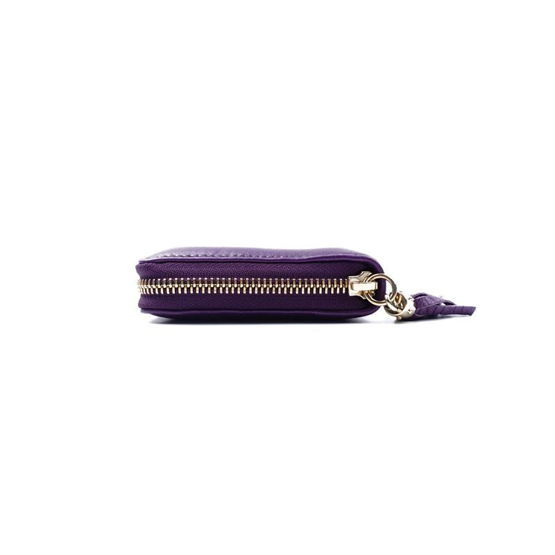 【DEAL】Pre-owned Gucci SOHO Purple Calfskin Long Wallet