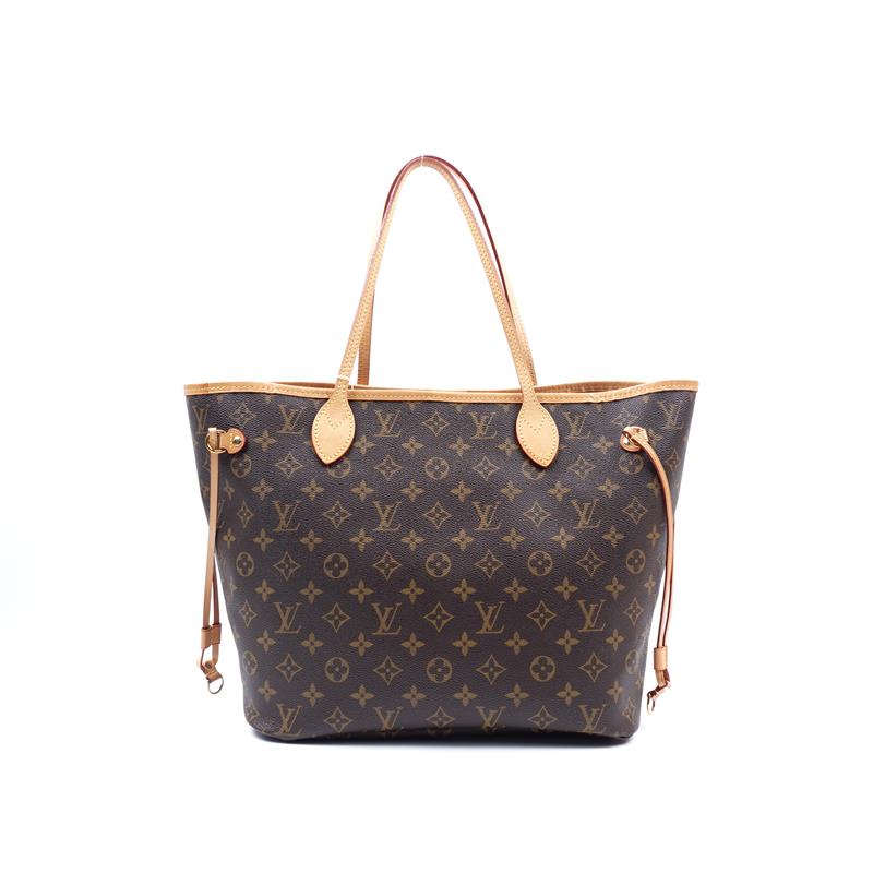 Louis Vuitton Neverfull Monogram Coated Canvas Tote Bag