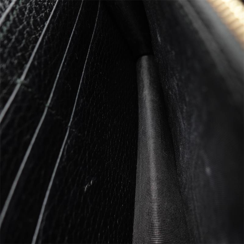 Pre-owned Gucci Black Calfskin Shoulder Bag