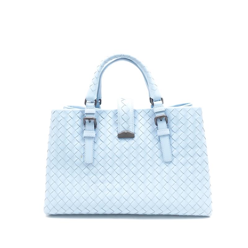 Pre-owned Bottega Veneta Blue Roma Medium - HZTT