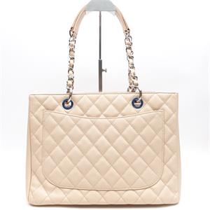Pre-owned Chanel GST Beige Caviar Tote - HZ