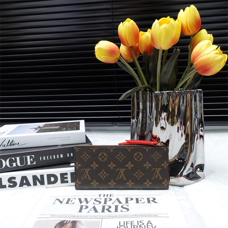 Louis Vuitton Adele Monogram Coated Canvas Wallet