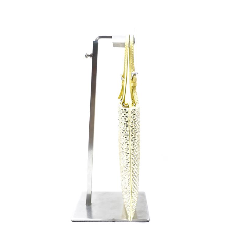 Prada Yellow Crystal Tote Bag