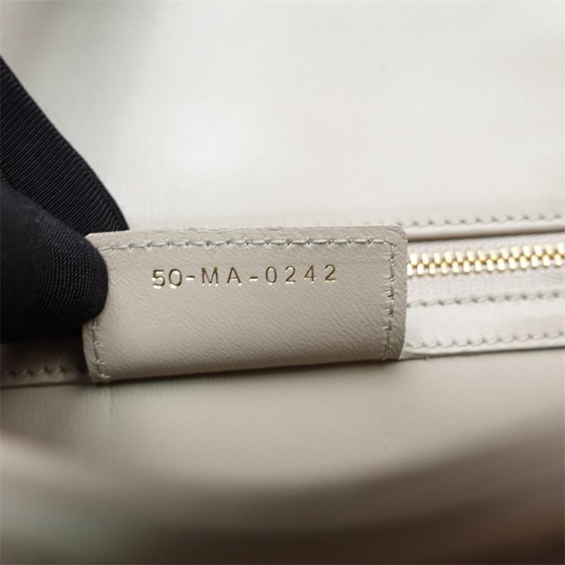 Pre-owned Dior Caro Green Lambskin Shoulder Bag