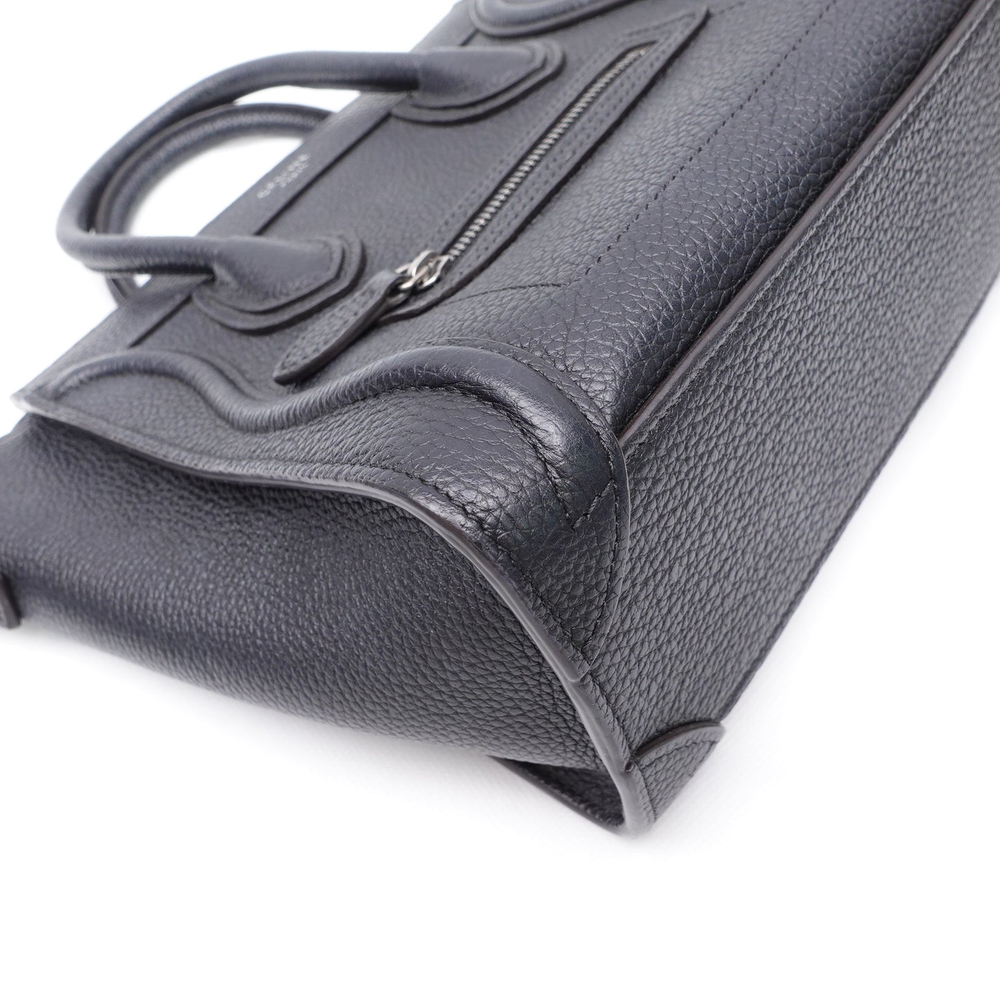 Celine Luggage Nano Black Calfskin Tote Bag