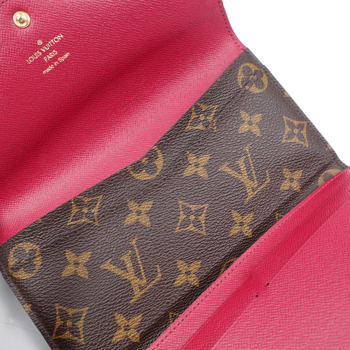 Pre-owned Louis Vuitton Josephine Monogram Coated Canvas Wallet