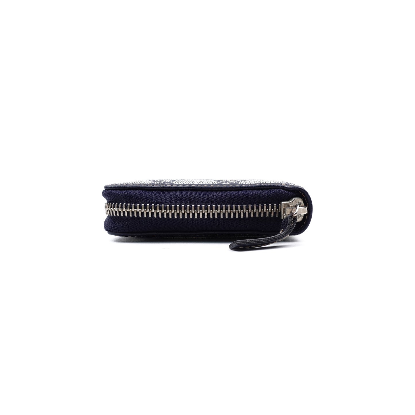 Pre onwed Gucci Blue Coated Canvas Long Wallet