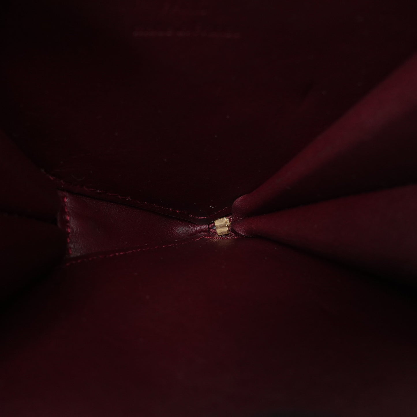 Pre-owned Louis Vuitton Reddish Brown Vernis Heart Coin Purse