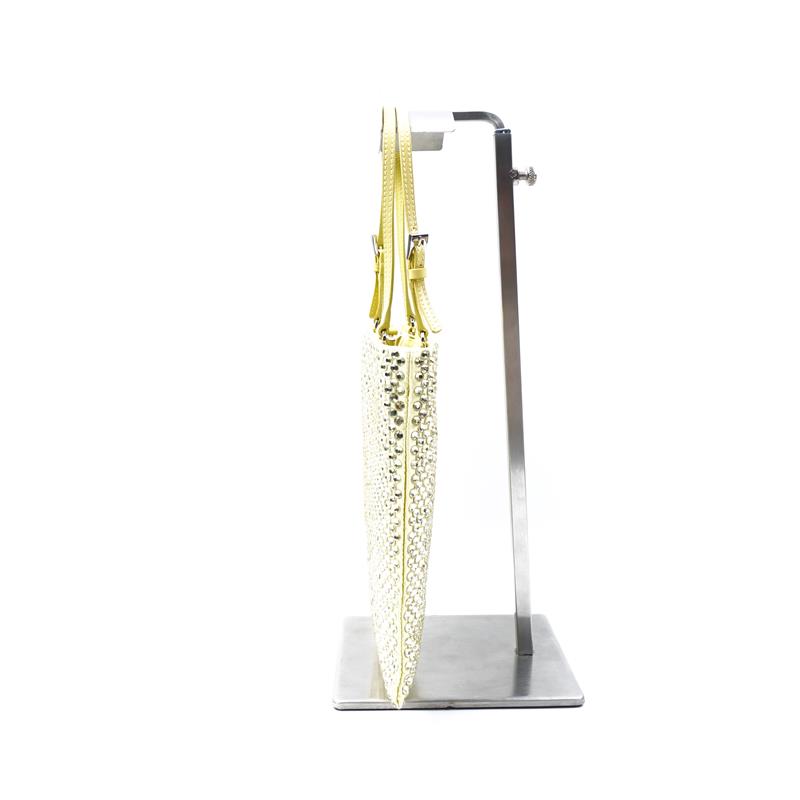 Prada Yellow Crystal Tote Bag