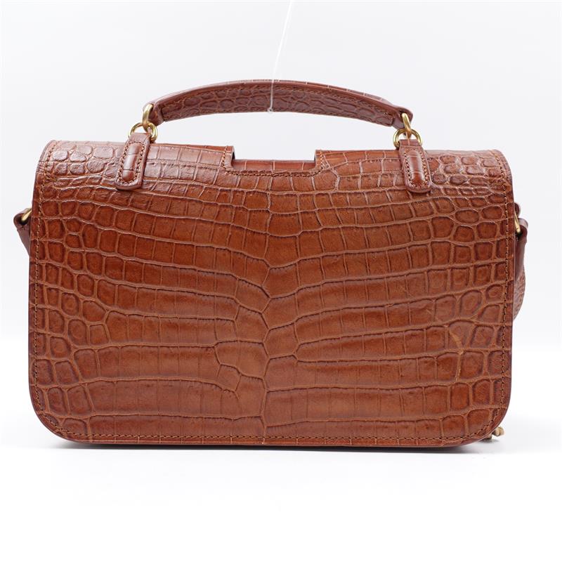 Pre-owned Saint Laurent Brown Calfskin Shoulder Bag