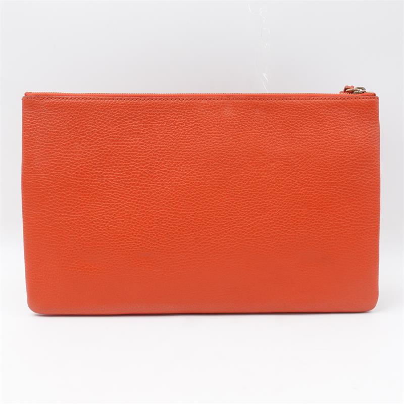 【DEAL】Pre-owned Gucci Orange Calfskin Clutch