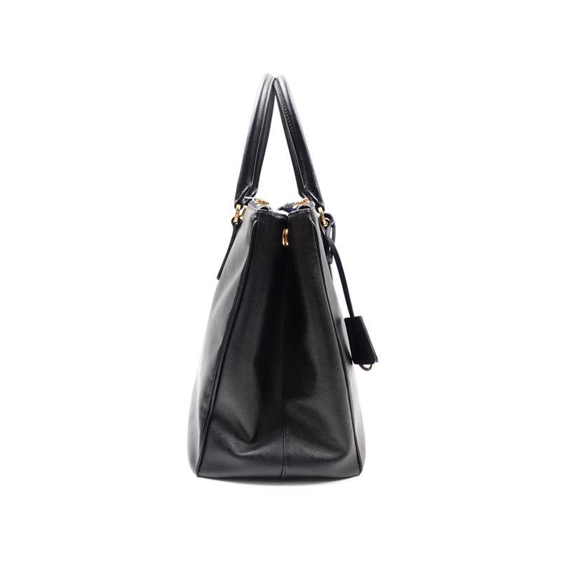 Prada Galleria Black Calfskin Handbag
