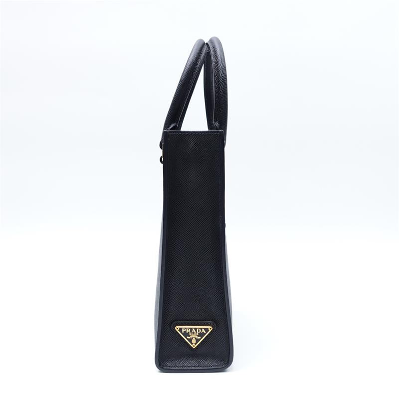 Pre-owned Prada Black Calfskin Shoulder Bag