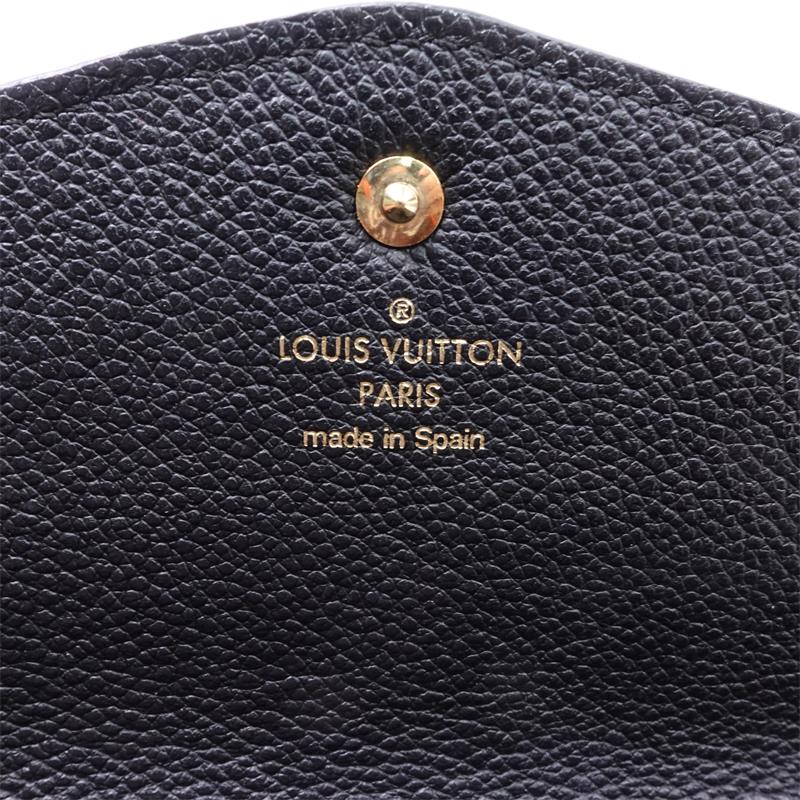 Pre-owed Louis Vuitton Blue Calfskin Long Wallet