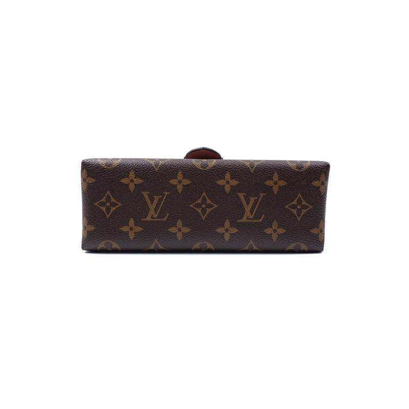 Pre-owned Louis Vuitton Locky Pink Coated Canvas Shoulder Bag