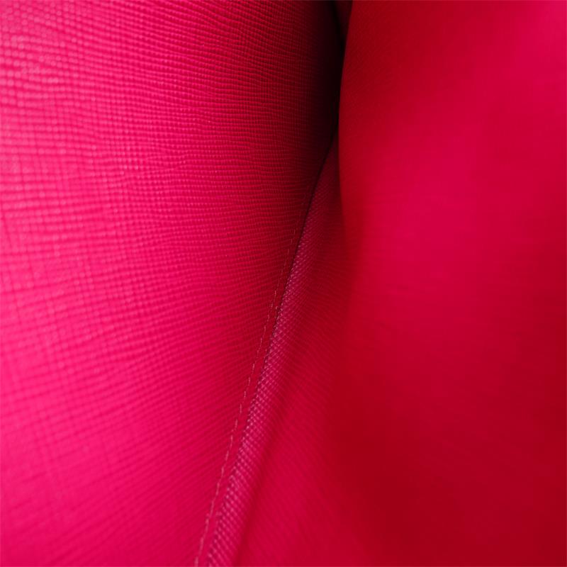 Pre-owned Prada Pink Calfskin Long Wallet