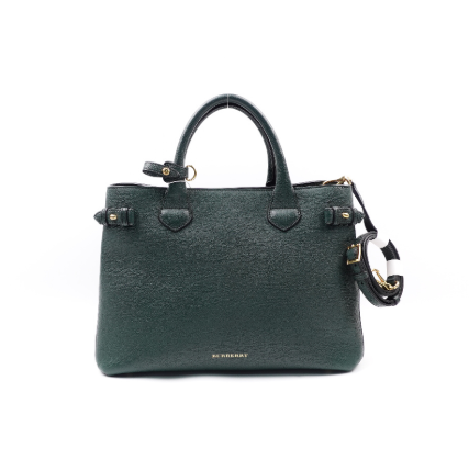 Pre-owned Buberry THE BANNER Dark Green shoulder bag T10154785