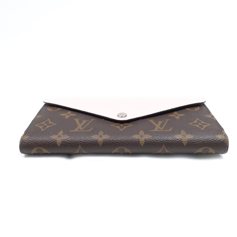 Pre-owned Lousi Vuitton Pink Monogram Coated Canvas Wallet