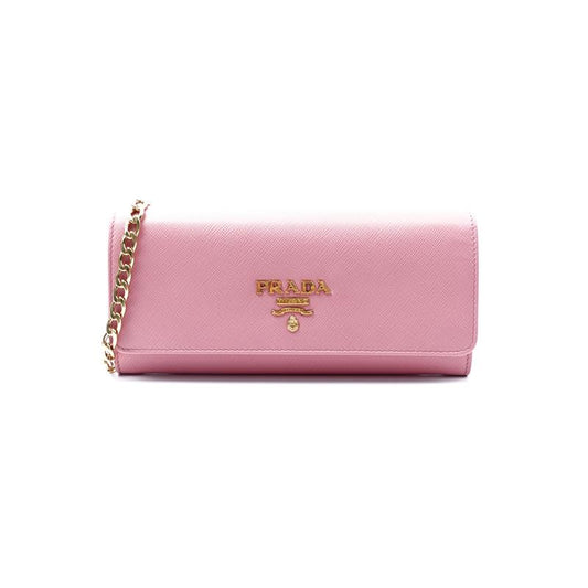 Pre-owned Prada Woc Baby Pink Saffiano Shoulder Bag