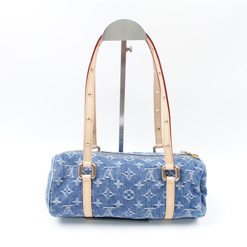 Pre-owned Louis Vuitton Denim Blue Shoulder Bag-TS