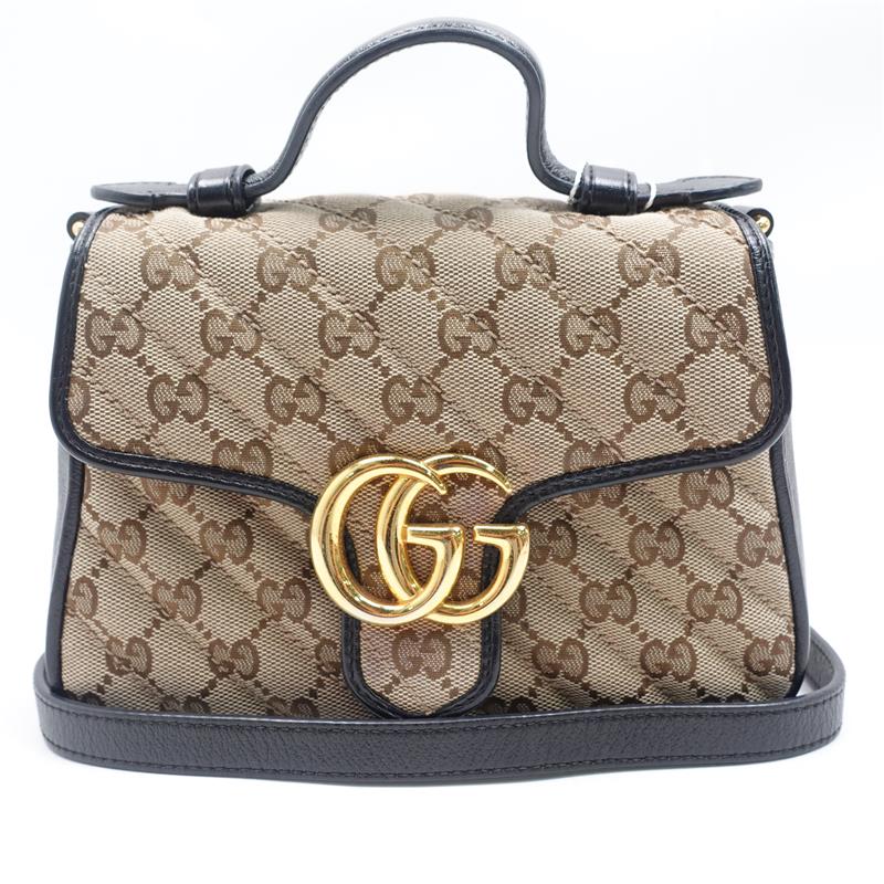 Gucci GG Marmont Canvas Cross Body Bag-TS