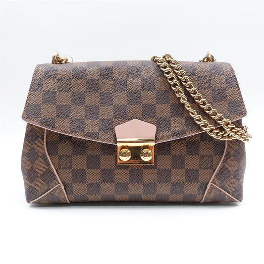 Pre-owned Louis Vuitton Caissa Damier Ebene Coated Canvas Shoulder Bag