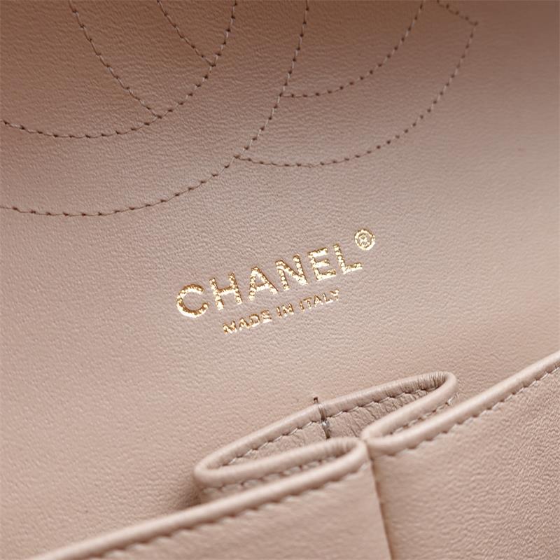 Chanel CF Jumbo Beige Color Shoulder Bag-TS