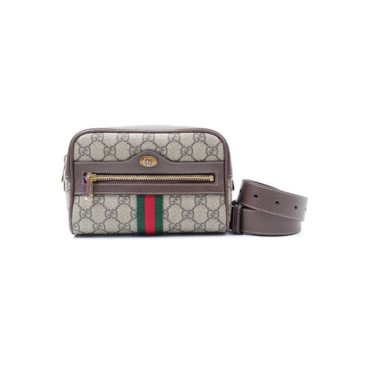 Pre-owned Gucci Ophidia Coated Canvas Belt Bag