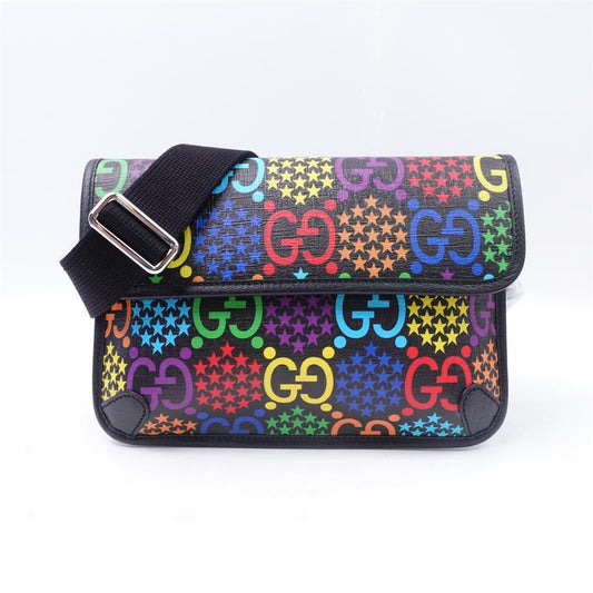 Pre-owned Gucci Colorful Coated Canvas Belt Bag