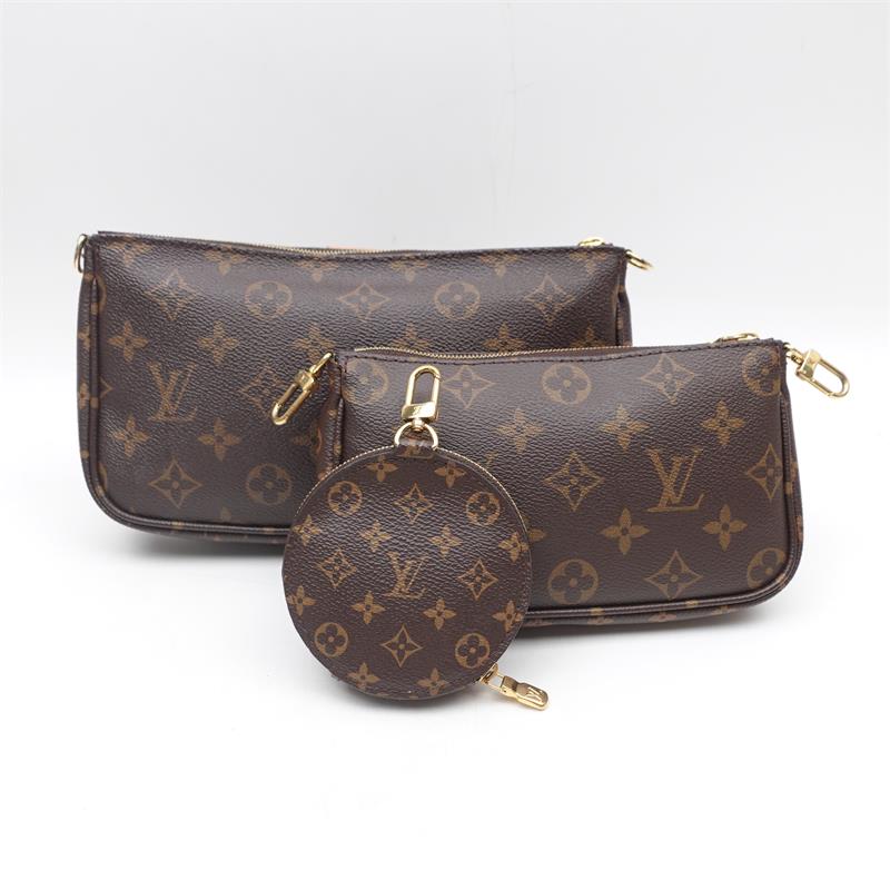 Pre-owned Louis Vuitton MULTI POCHETTE ACCESSORIES Monogram Canvas Crossbody Bag