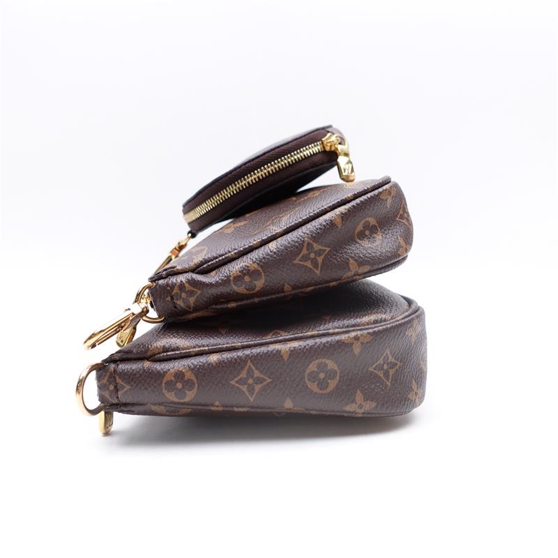 Pre-owned Louis Vuitton 5 In 1 Monogram Coated Canvas Shoulder Bag-TS