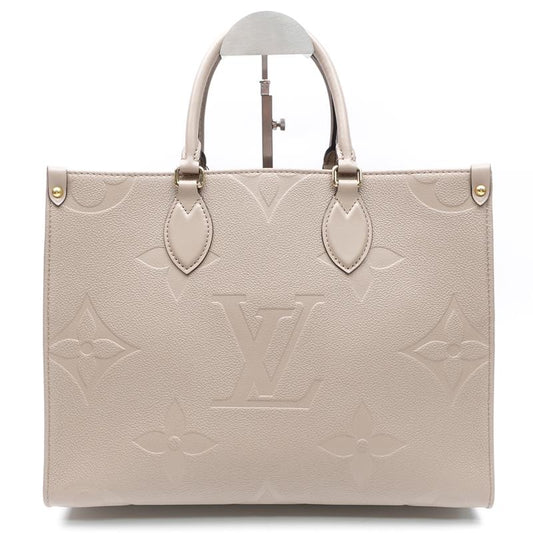 Pre-owned Louis Vuitton On The Go Grey Calfskin Tote-TS