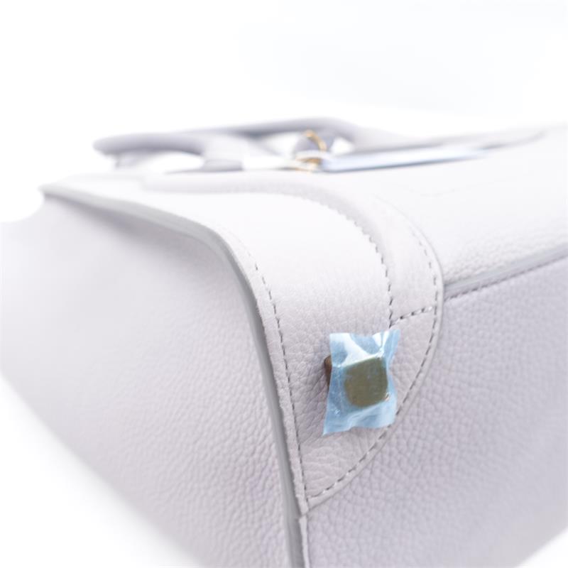 Pre-owned Celine White Luggage Calfskin Tote Bag