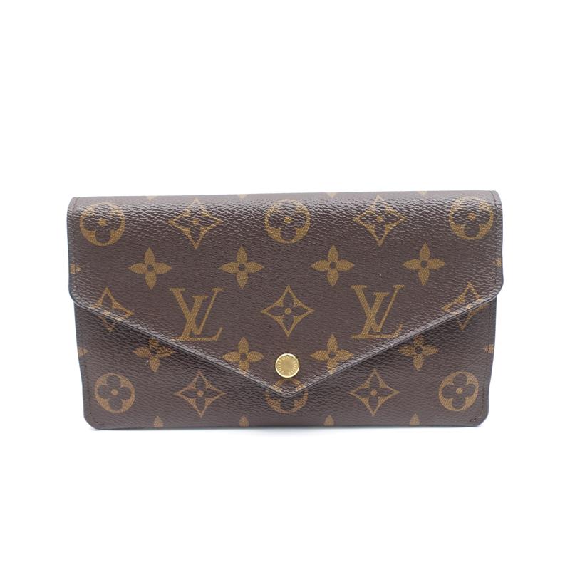 Pre-owned Louis Vuitton Josephine Monogram Coated Canvas Wallet