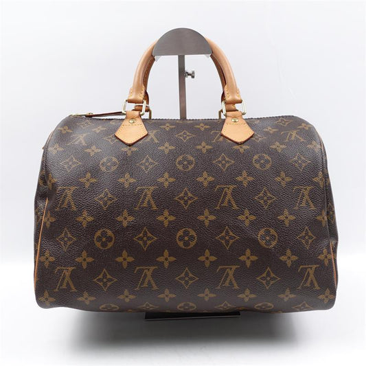 Pre-owned Louis Vuitton Speedy 30 Monogram Coated Canvas Handle Bag