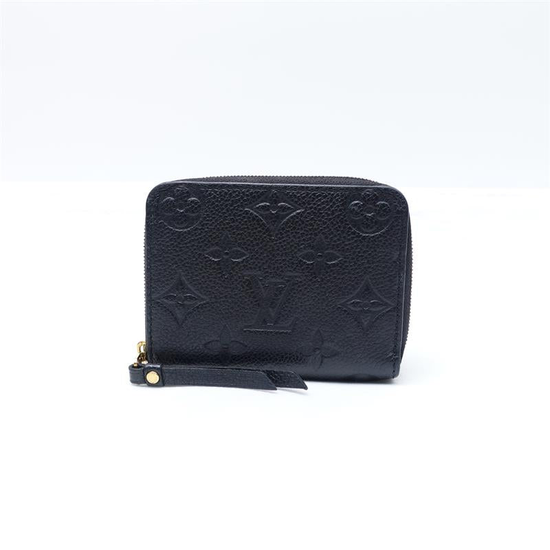 【DEAL】Pre-owned Louis Vuitton Portefeuille Black Calfskin Short Wallet