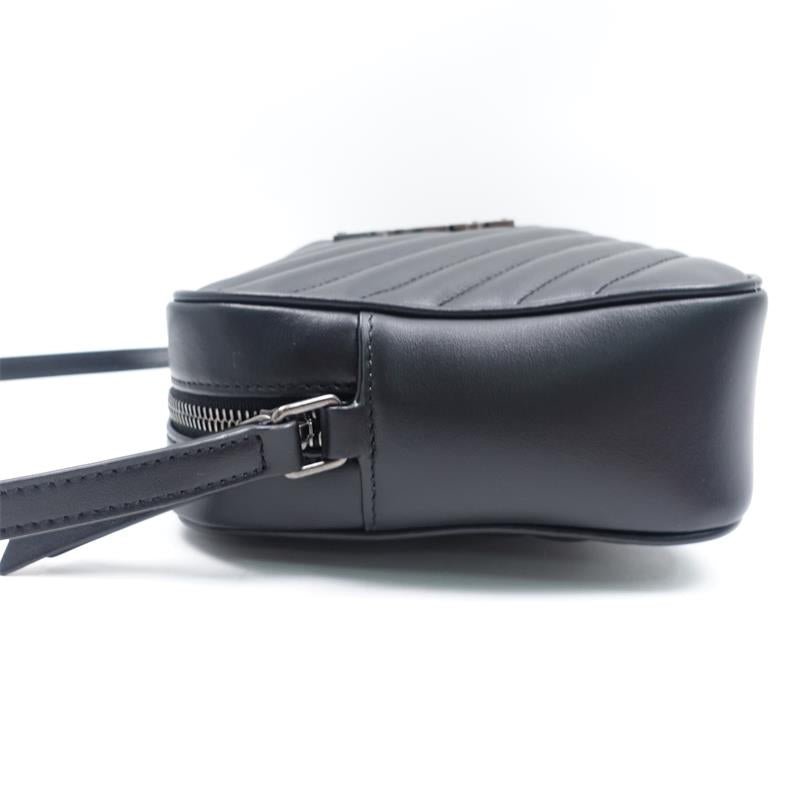 Pre-owned Saint Laurent Loulou Camera Black Leather Crossbody Bag