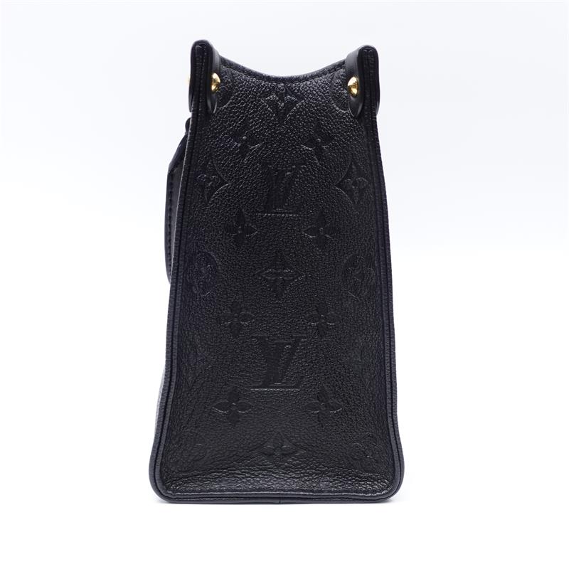 【Deal】Louis Vuitton Onthego Black Leather Tote - TS