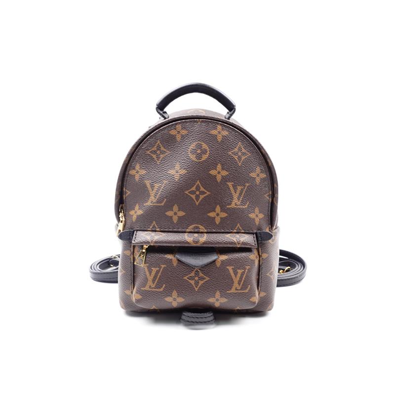 Pre-owned Louis Vuitton Monogram Palm Springs Coated Canvas Backpack