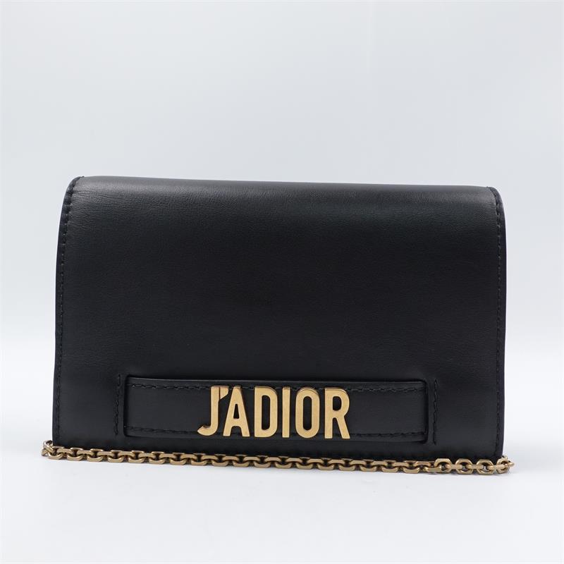 Pre-owned DIOR calfskin Crossbody Bags Black Jadior Crossbody Bady