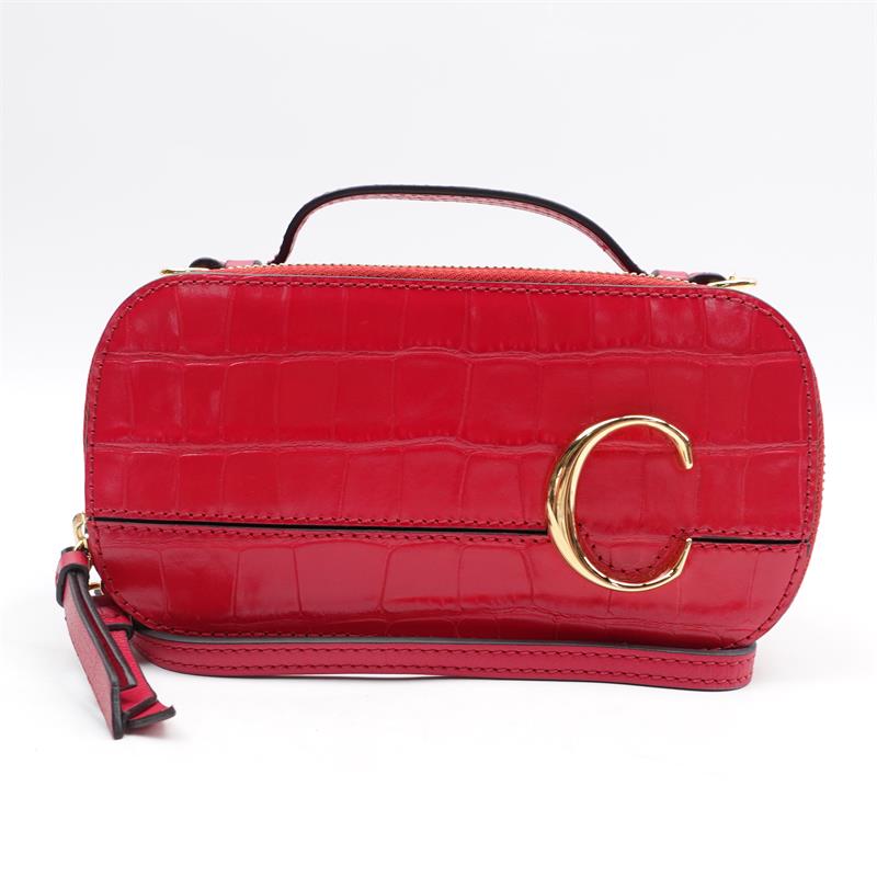 【DEAL】Pre-owned Chloe Rose Pink Calfskin Shoulder Bag