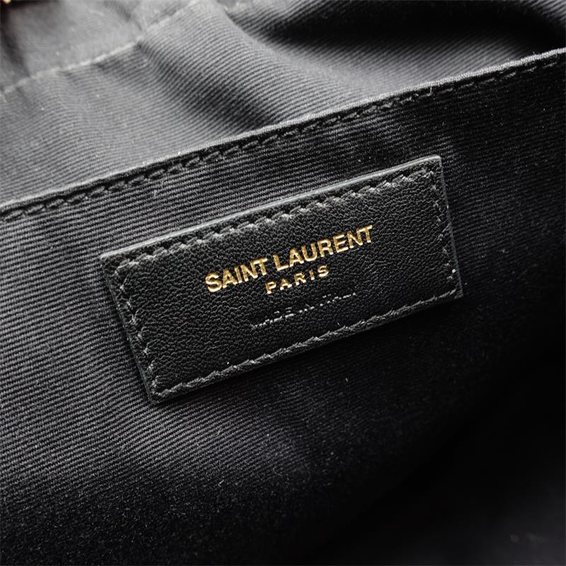 Pre-owned Saint Laurent Loulou Camera Black Calfskin Crossbody Bag