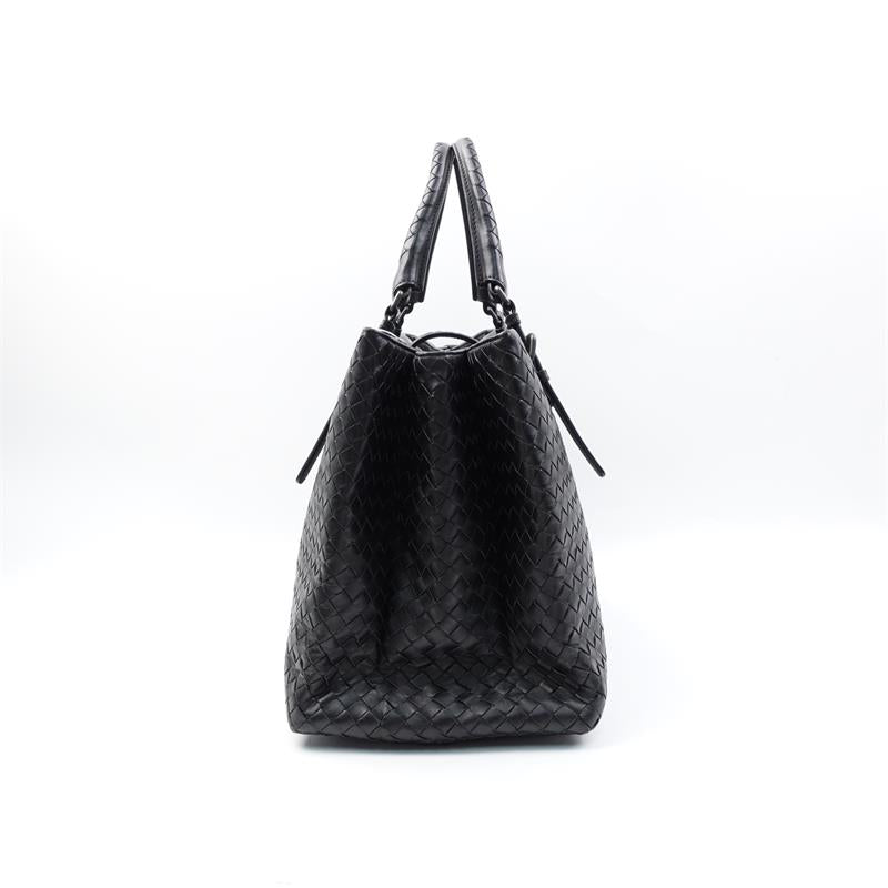 Pre-owned Bottega Black Handbag-HZ