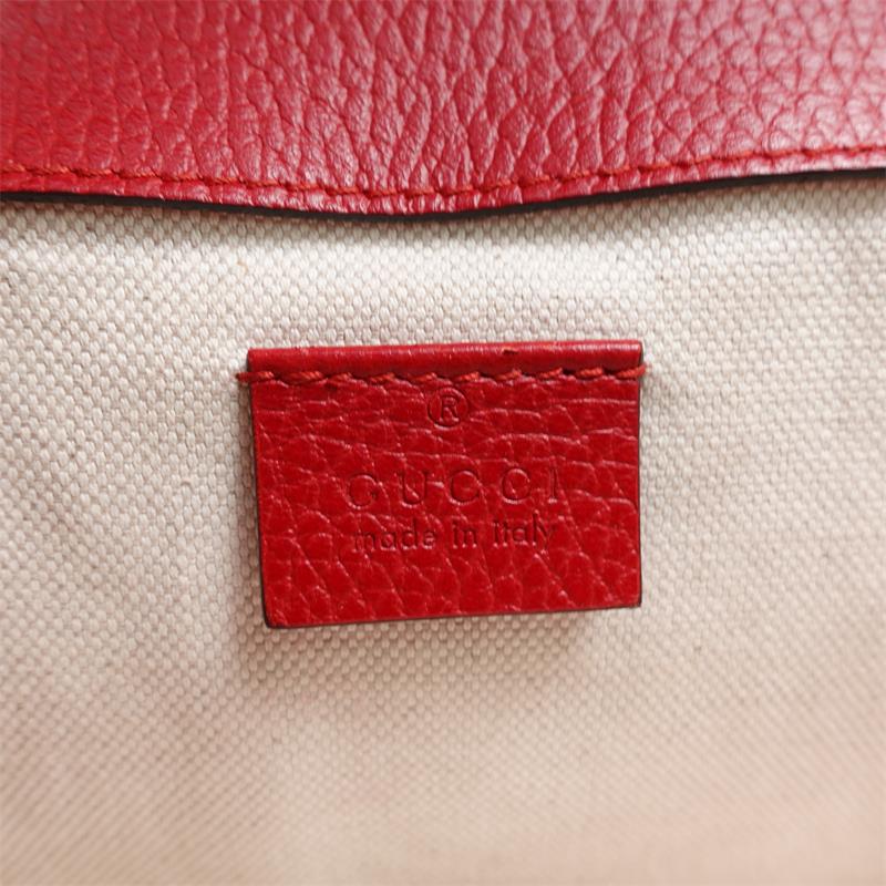 Pre-owned Gucci Dionysus Red Calfskin Shoulder Bag