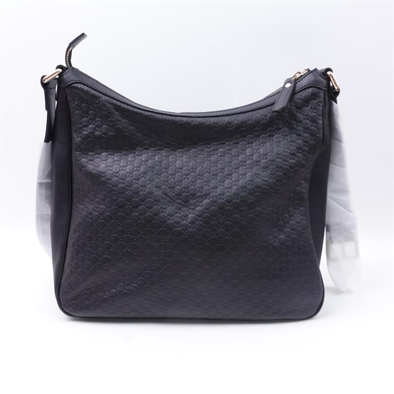 Pre-owned Gucci Black Calfskin Shoulder Bag