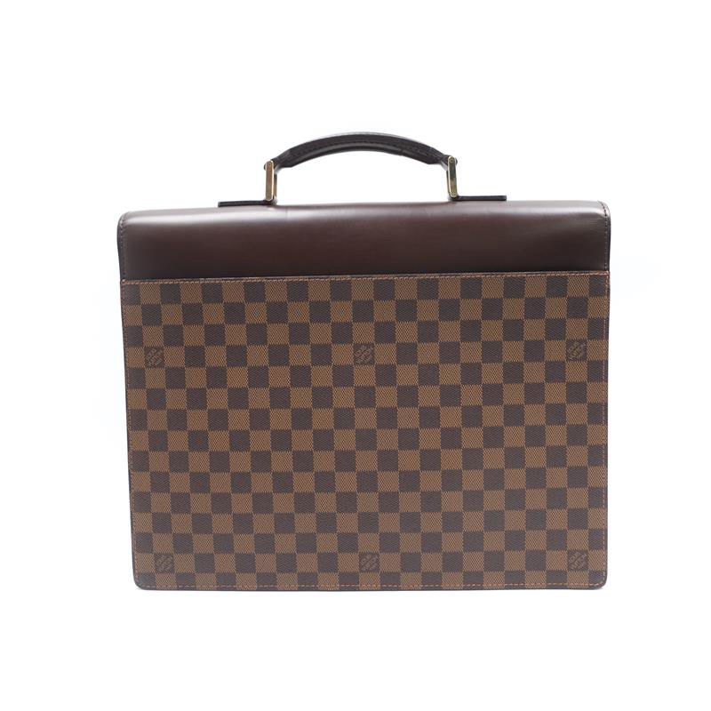 Pre-owned Louis Vuitton Altona Damier Eben Coated Canvas Handle Bag