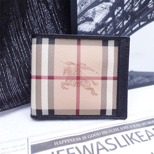 【DEAL】Burberry Nova Coated Canvas Short Wallet