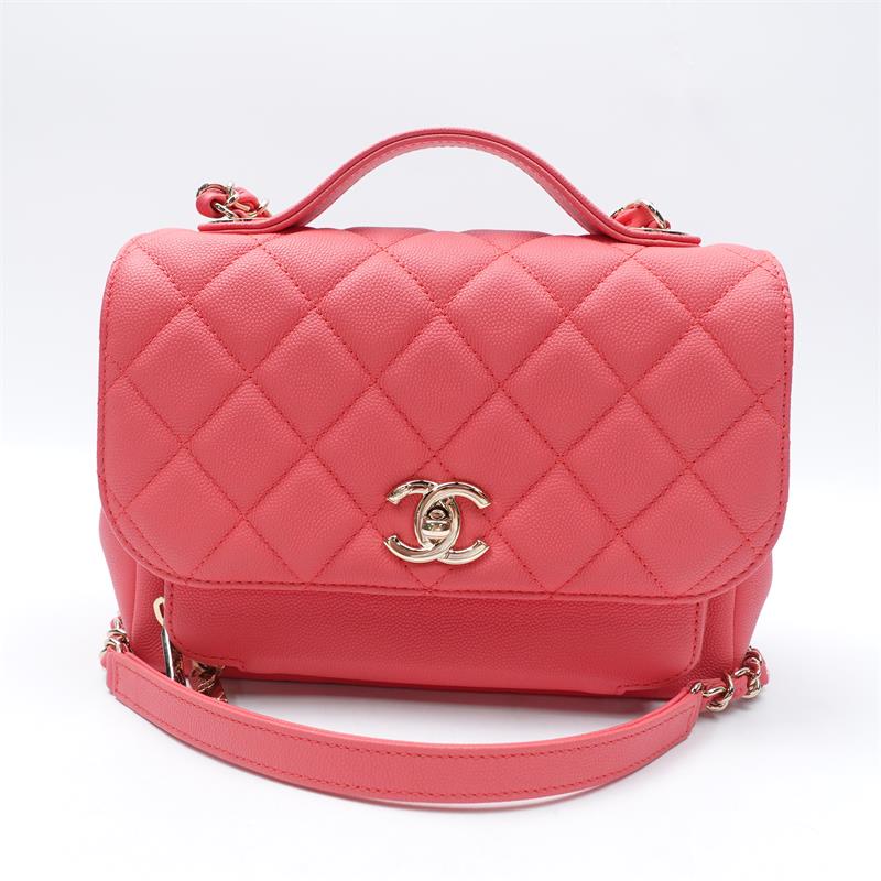 Pre-owned Chanel Pink 23S Calfskin Shoulder Bag