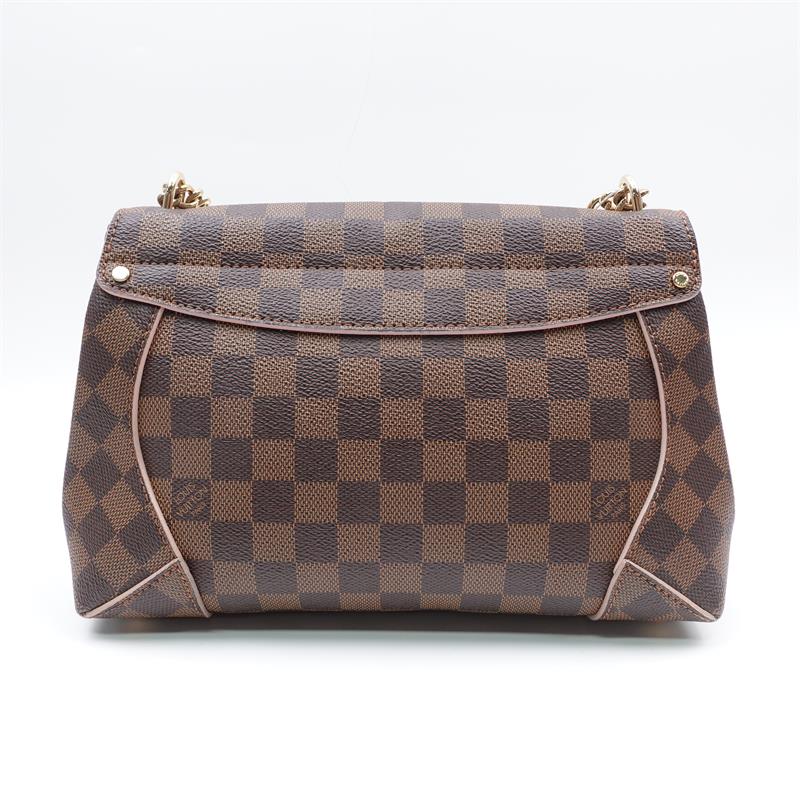 Pre-owned Louis Vuitton Caissa Damier Ebene Coated Canvas Shoulder Bag