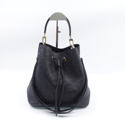 Pre-Owned Louis Vuitton Noe Black Calfskin Leather Shoulder Bag T10411427